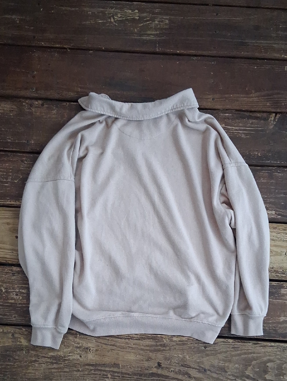 Beige Collared Sweater - Picture 3 of 3